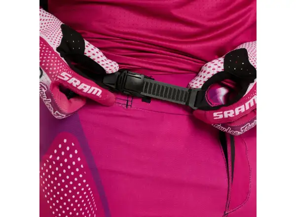 Troy Lee Designs x SRAM Sprint męskie spodnie Radioscape Fuchsia