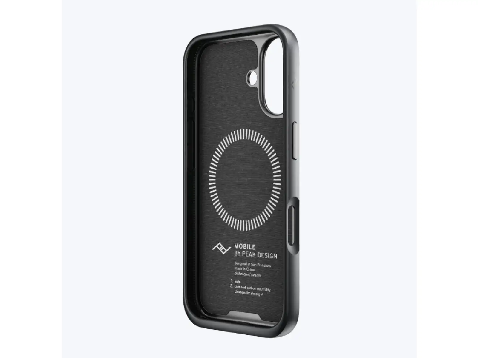 Peak Design Mobile Everyday Fabric Case iPhone 16 etui na telefon Charcoal