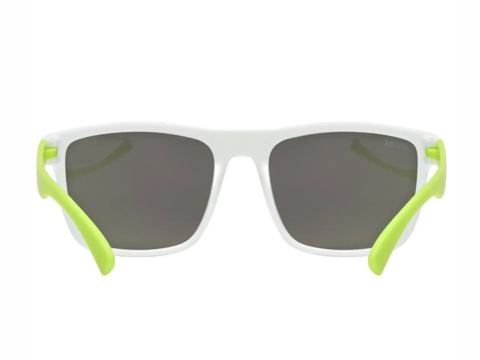 Uvex Rookie dziecięce okulary White/Lime Matt/Mirror Green