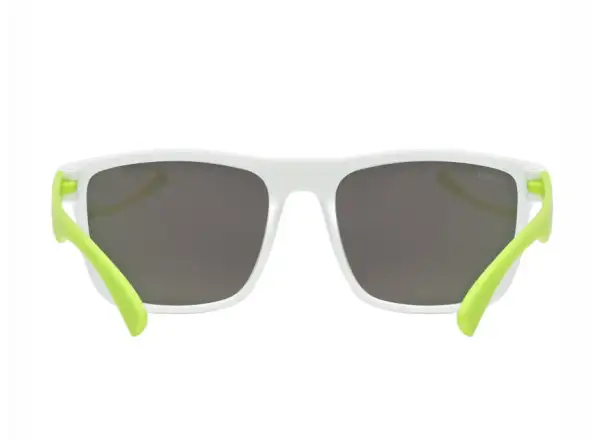 Uvex Rookie dziecięce okulary White/Lime Matt/Mirror Green