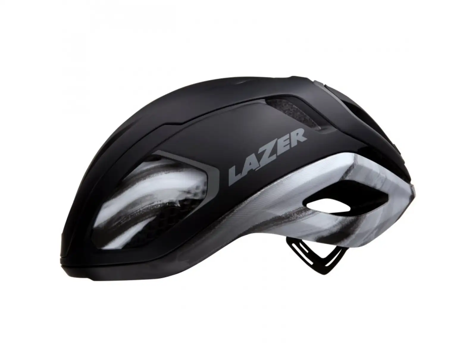 Lazer Vento KinetiCore kask czarna/srebrna