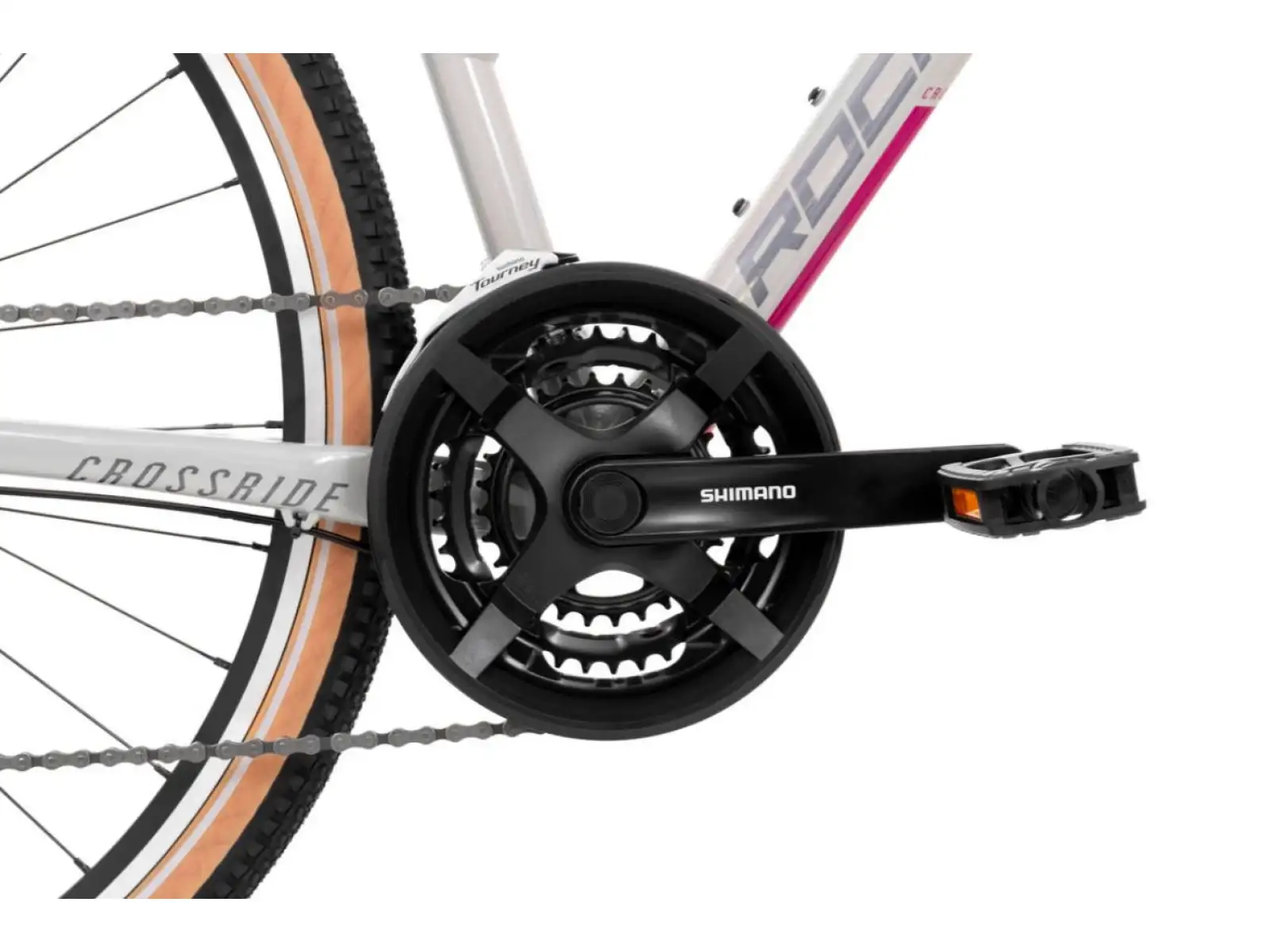 Rock Machine CrossRide 100 Lady gloss light grey/dark grey rower trekkingowy