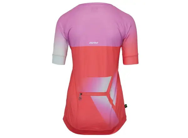Silvini Stabina damski luźny dres krótki rękaw Blush/Coral