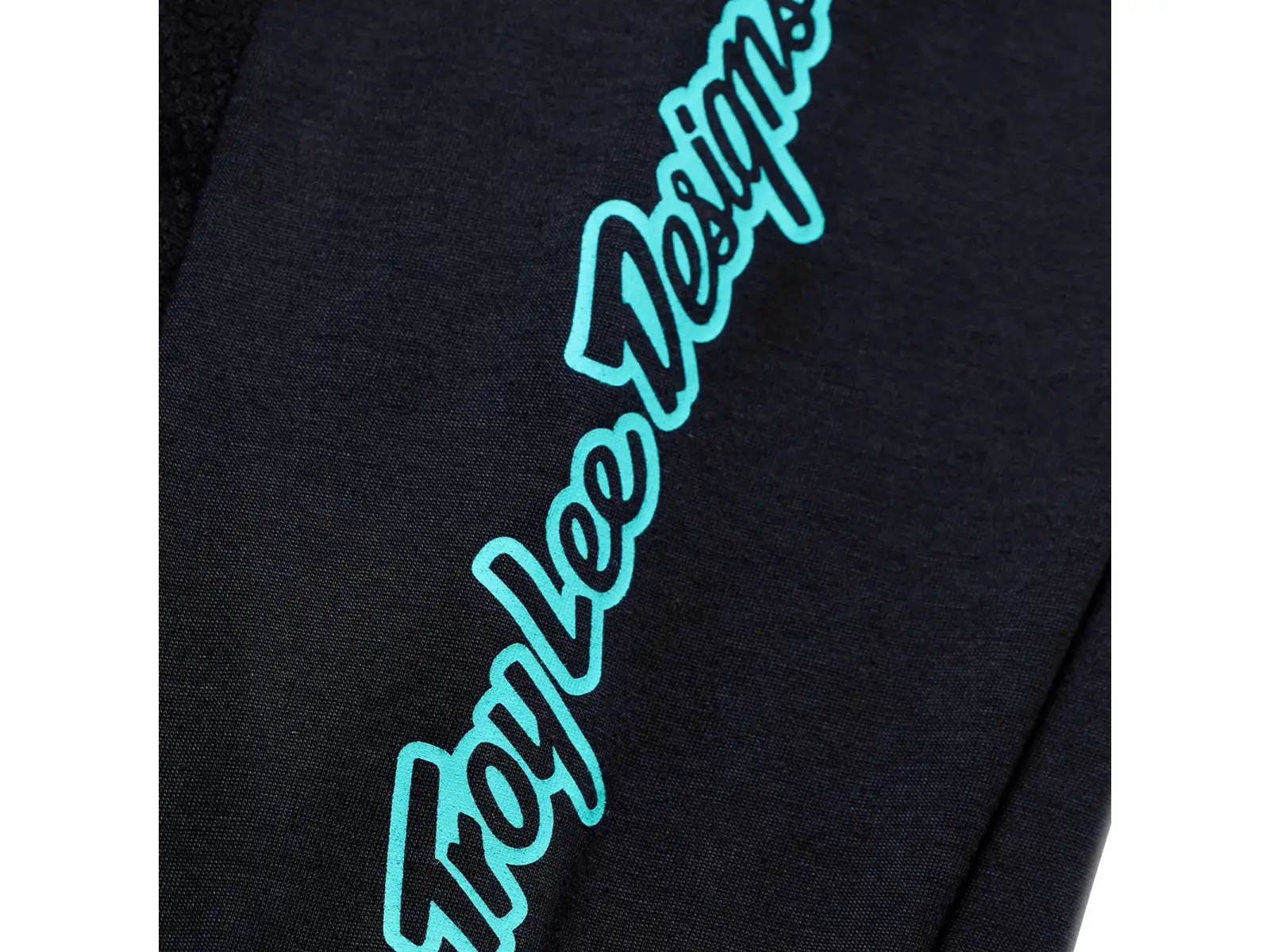 Troy Lee Designs Skyline Ride męska koszulka z długim rękawem Signature Black/Real Teal