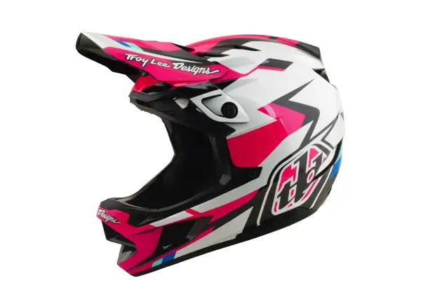 Troy Lee Designs D4 Polyacrylite MIPS kask Roamer Magenta