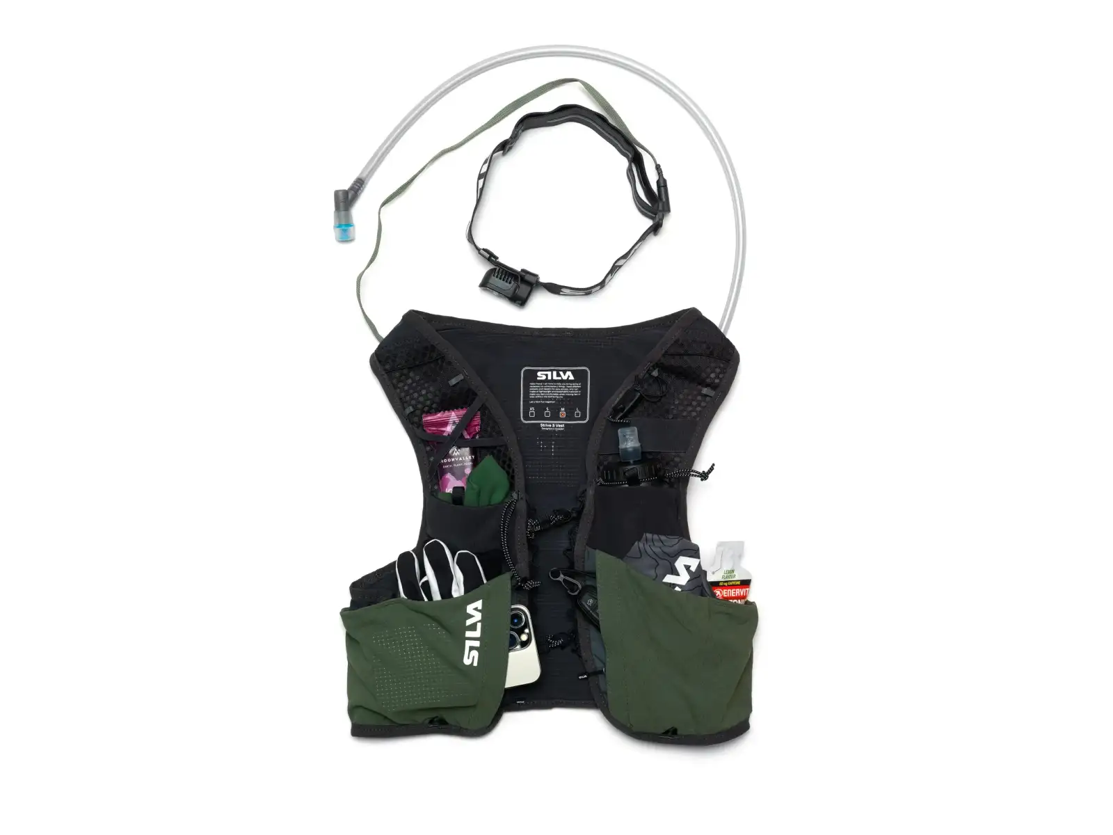 Silva Strive 5 kamizelka do biegania Green