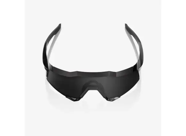 100% Speedcraft okulary przeciwsłoneczne Matte Black Gloss Black/Black Mirror