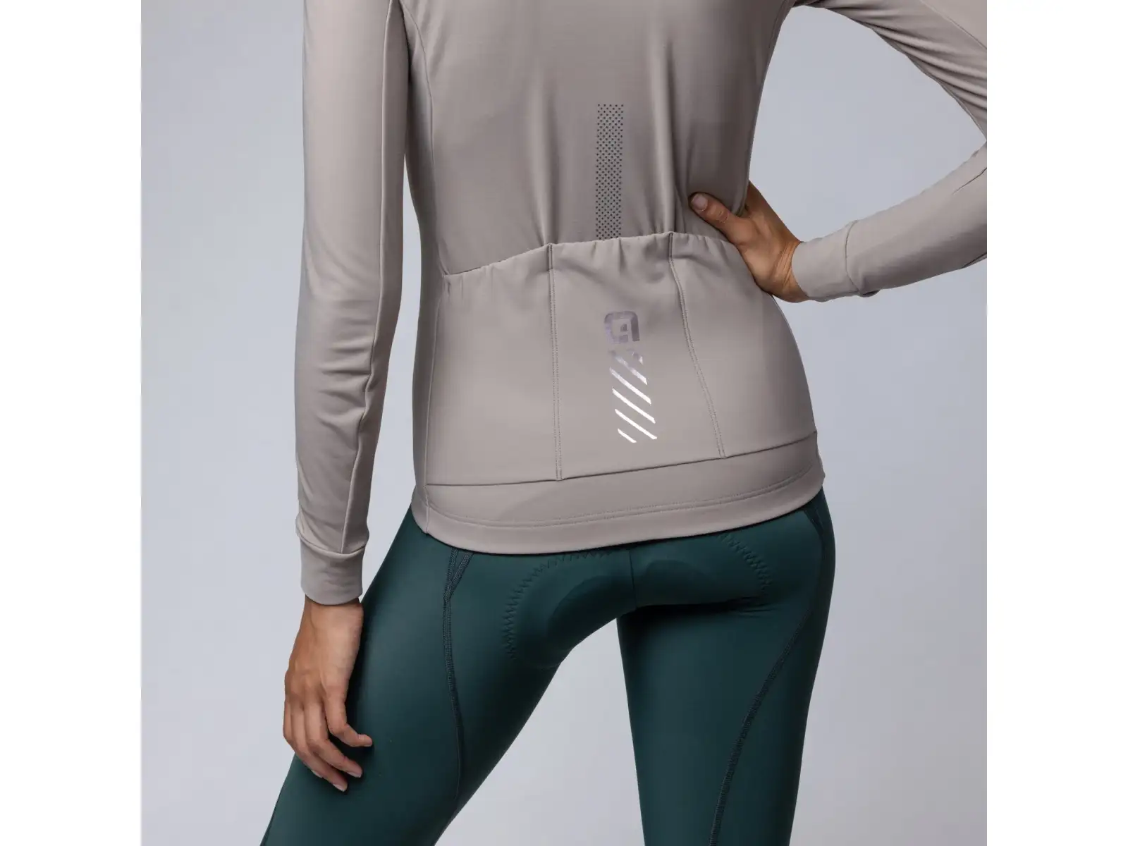 Alé Pragma Fondo 3.0 damski ocieplany dres z długim rękawem Rope Grey