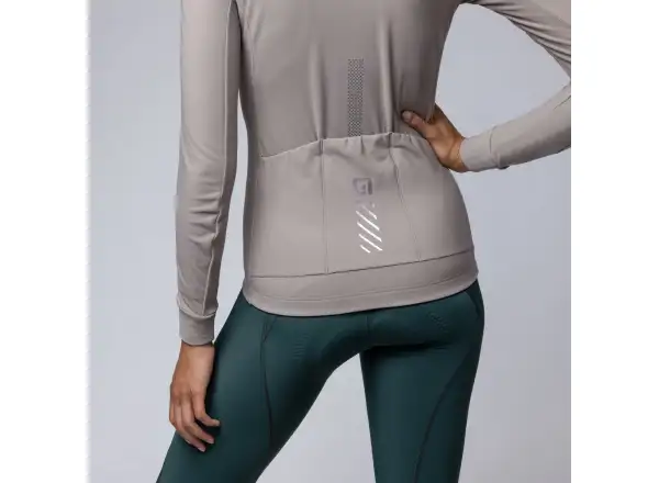 Alé Pragma Fondo 3.0 damski ocieplany dres z długim rękawem Rope Grey
