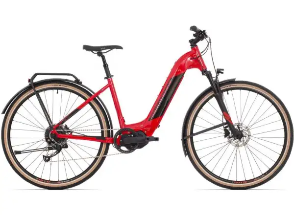 Rock Machine Crossride INT e400 Touring rower elektryczny Gloss Red / Black