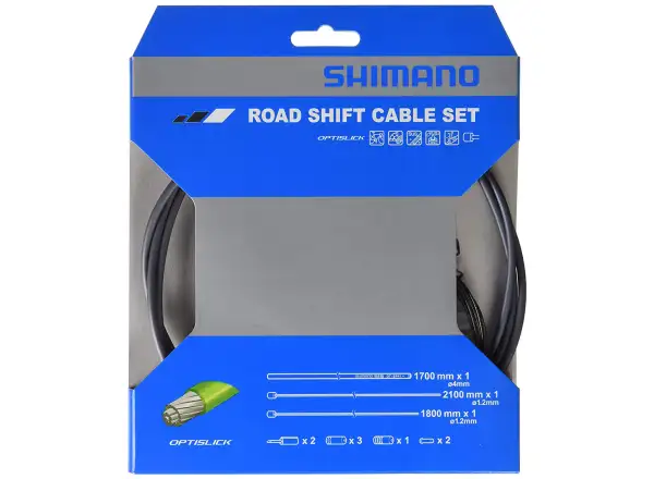 Shimano Optislick OT-SP41 szosowy zestaw linek przerzutki szary