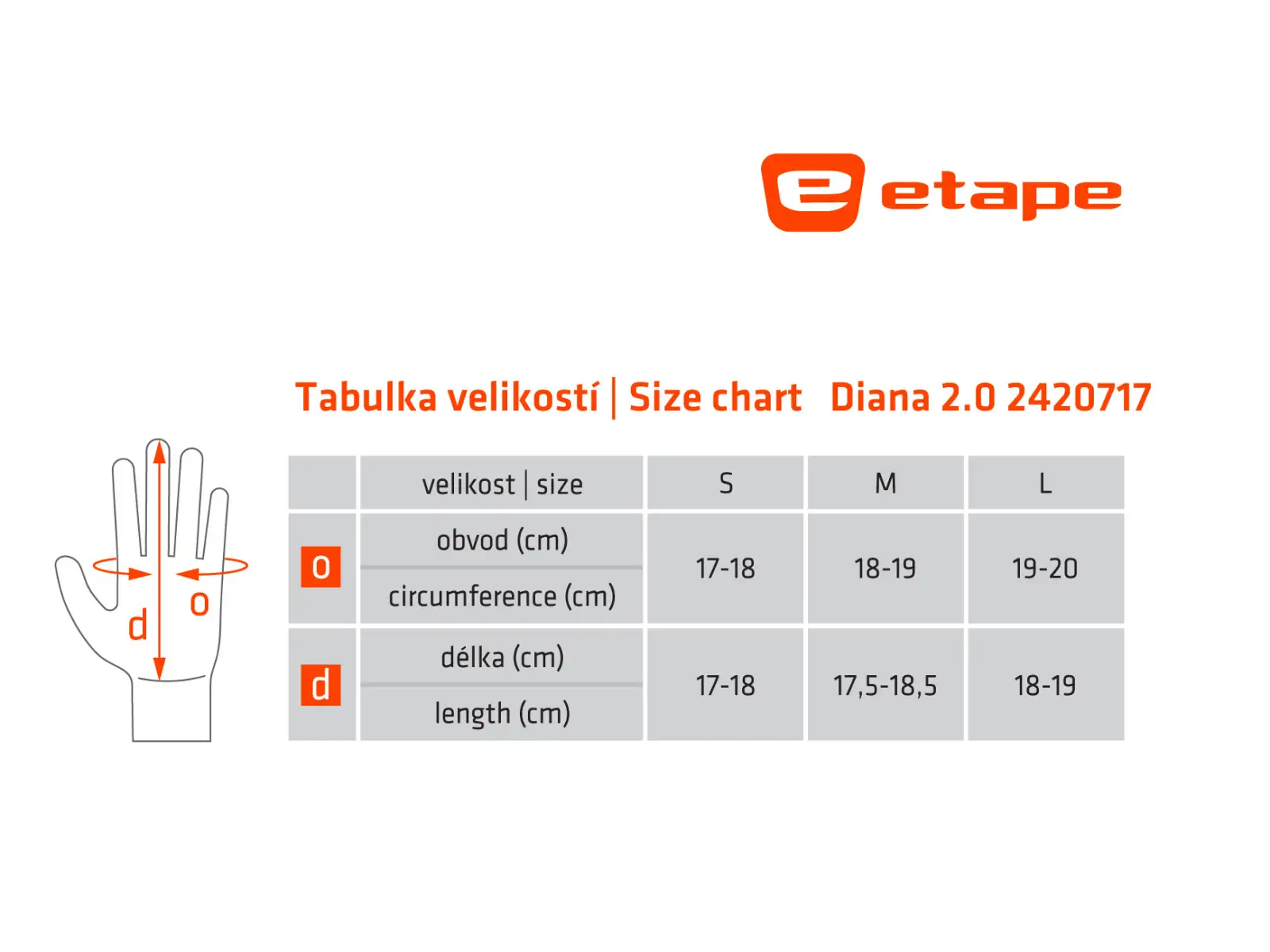 Etape Diana 2.0 damskie rękawice czarna/tęczowa