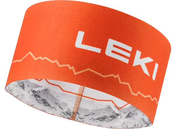Leki XC Headband opaska na głowę White-orange One size