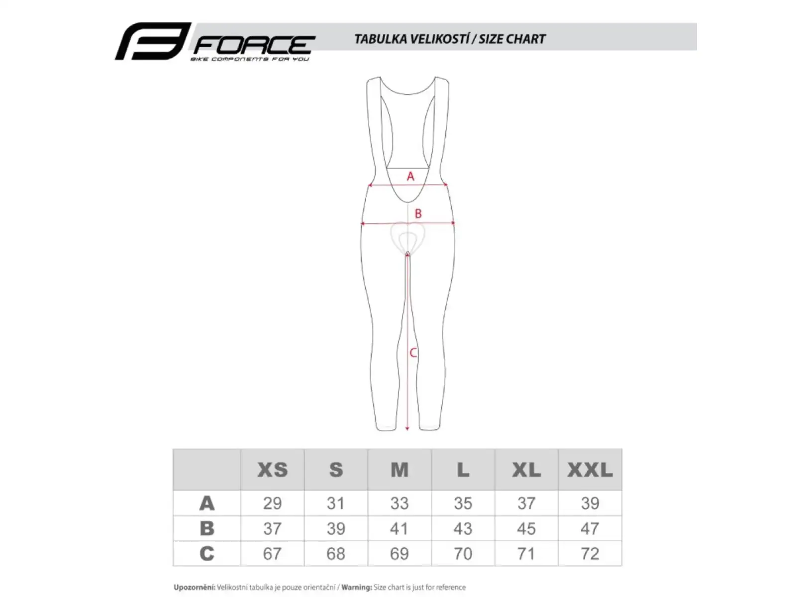 Force Reflex Line Lady damskie spodnie z wkładką czarna