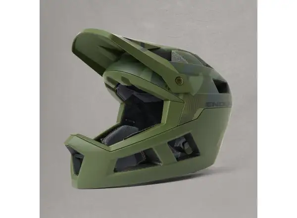 Endura SingleTrack kask dziecięcy Olive Green