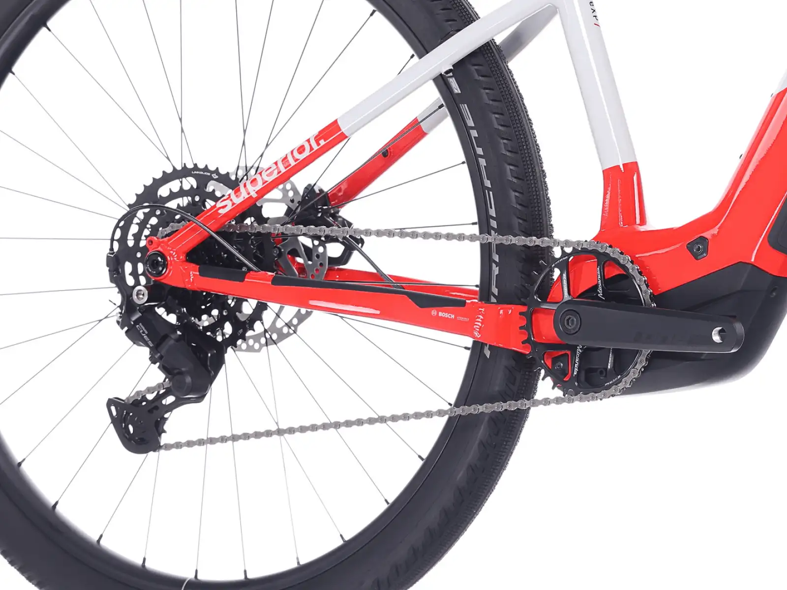 Superior eXP 6.3 górski rower elektryczny Gloss Grey/Red