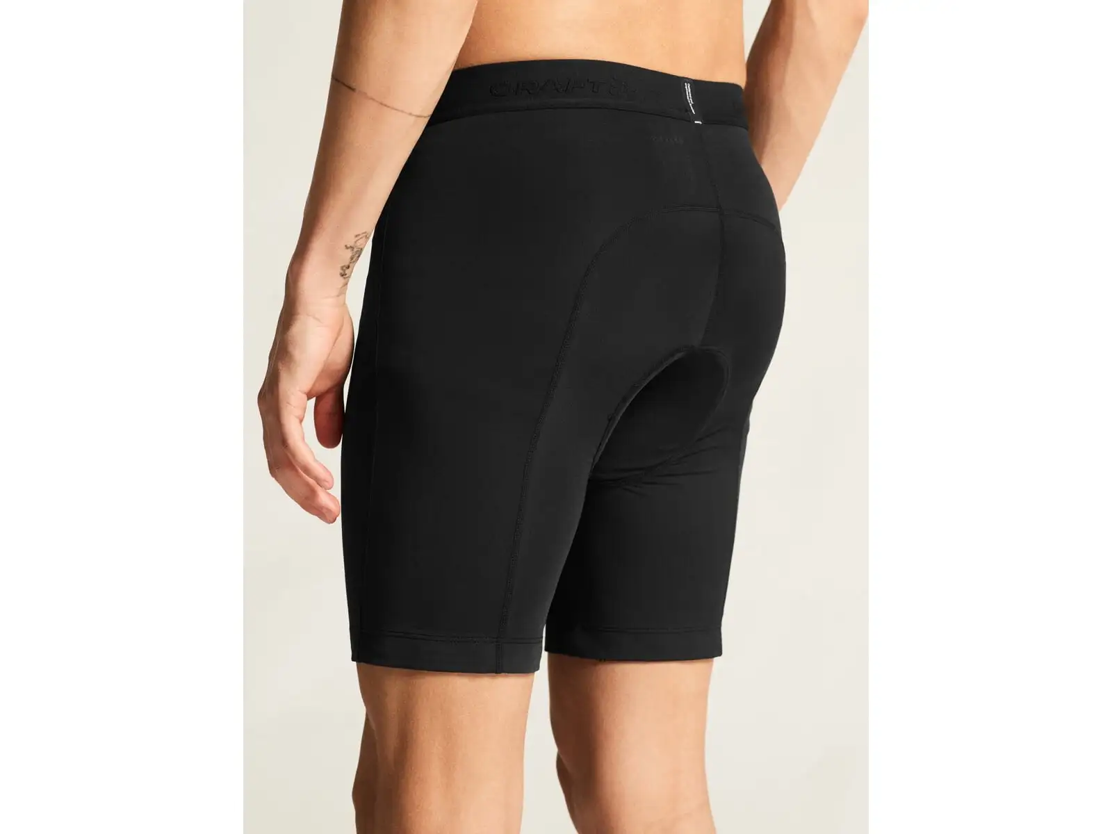 Crart Everyday Bike Liner C4 męskie spodenki wewnętrzne z wkładką czarna