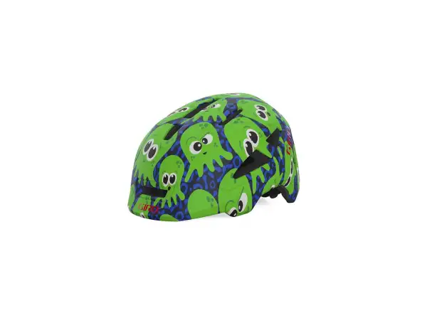 Giro Scamp II dziecięcy kask Mat Midnight/Green Inked