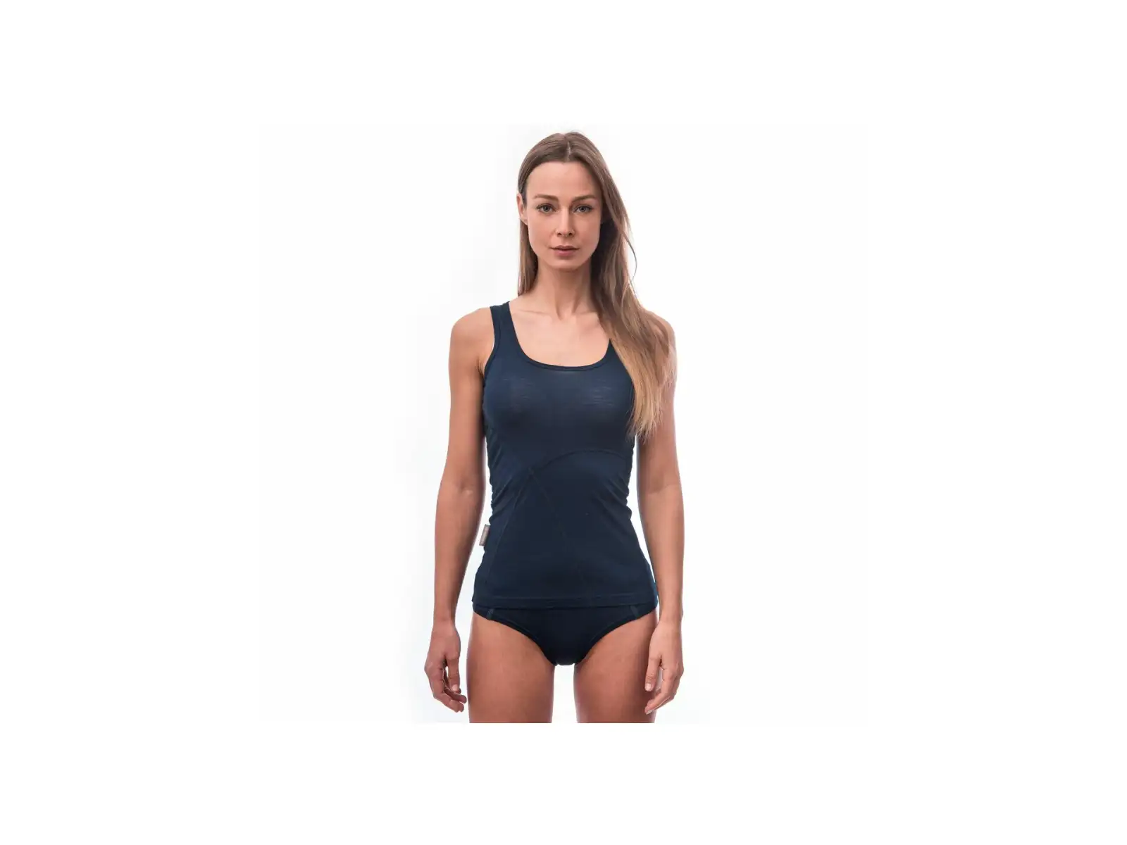 Sensor Merino Active damski top Deep Blue