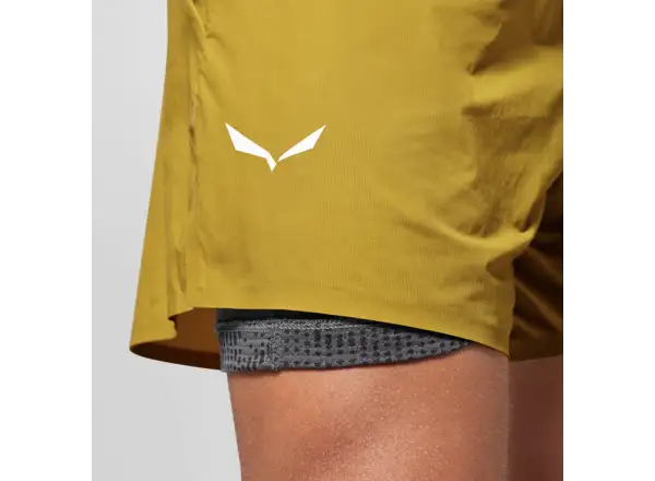Salewa Pedroc Durastretch męskie spodenki 2w1 Olive Oil