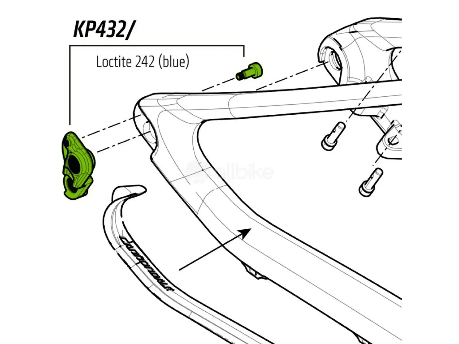Cannondale KP432 hak do Scalpel-Si 2017
