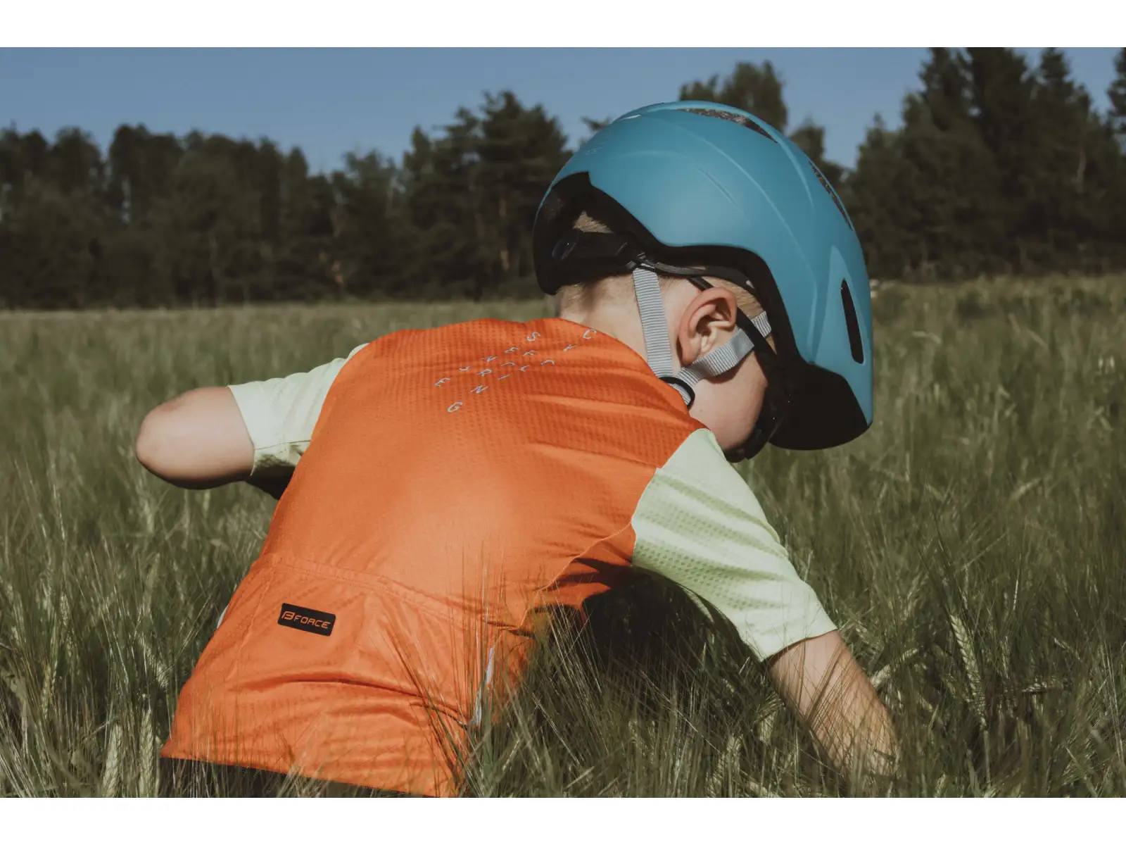 Force Limit Kid MTB dziecięcy dres pomarańczowy