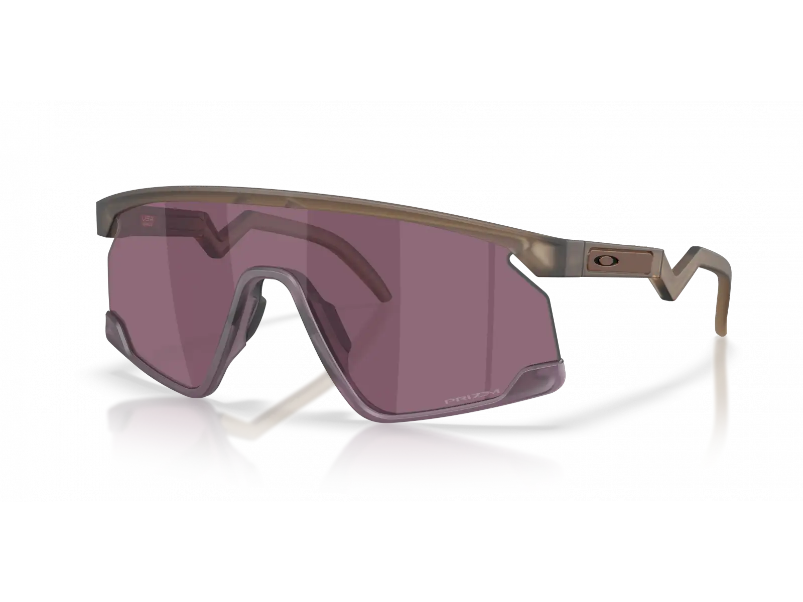 Oakley BXTR okulary Matte Brown Smoke/Prizm Road Black