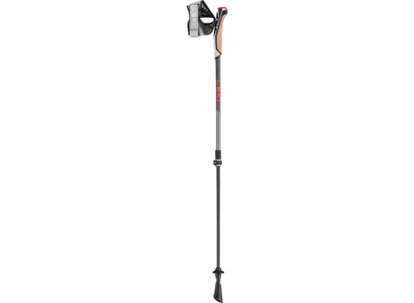 Leki Instructor Lite kije trekkingowe Dark anthracite/Gray/Red rozm.100-125 cm