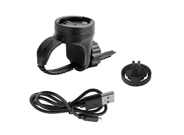 Force Glint 2500 LM USB przednia lampka z powerbankiem czarna