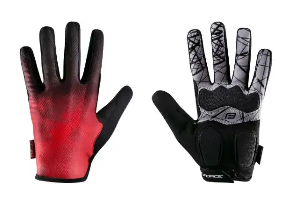 Force Core unisex MTB rękawice czerwona