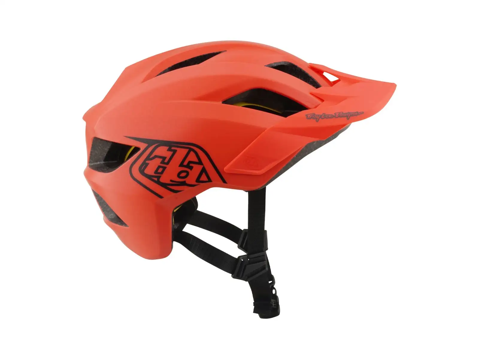 Troy Lee Designs Flowline Mips kask dziecięcy Point Coral/Charcoal