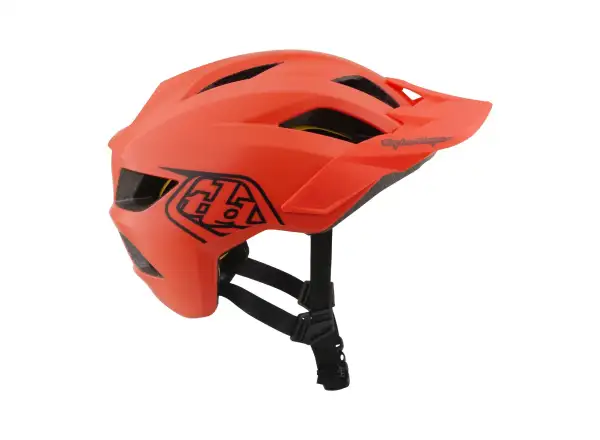 Troy Lee Designs Flowline Mips kask dziecięcy Point Coral/Charcoal