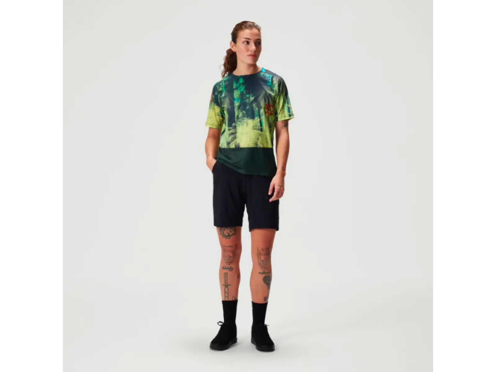 Endura Tropical Tee Print LTD damska koszulka krótki rękaw Ghillie Green