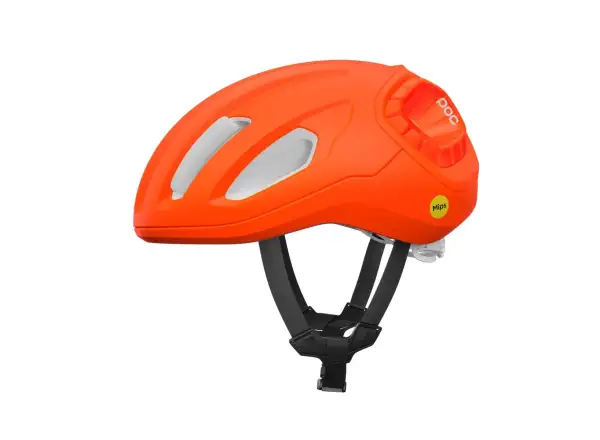 POC Amidal kask szosowy Fluorescent Orange Matt