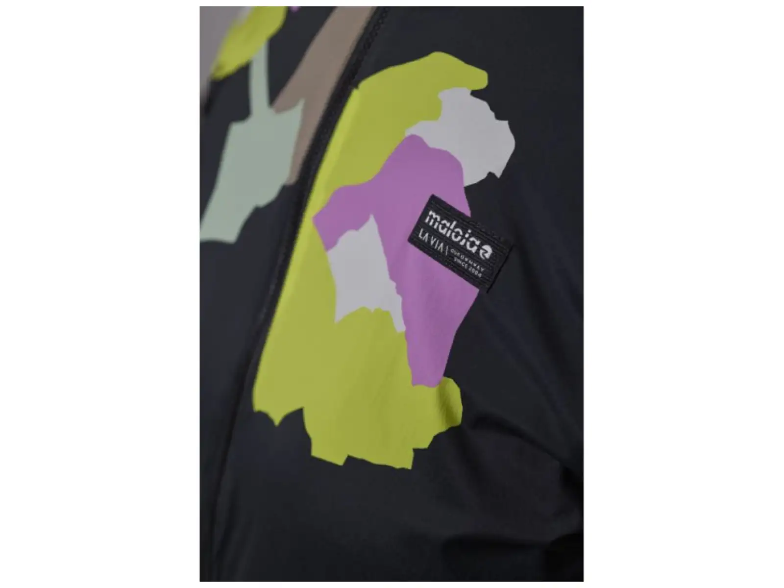 Maloja FjelletM. Printed damska kurtka Deep Black Fieldflower