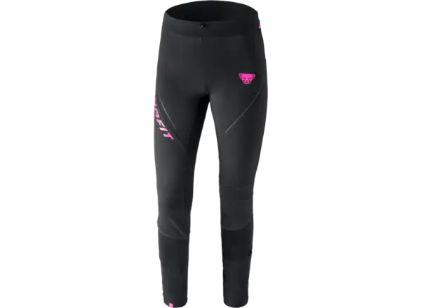 Dynafit Alpine Warm damskie ocieplane legginsy Black Out/Pink