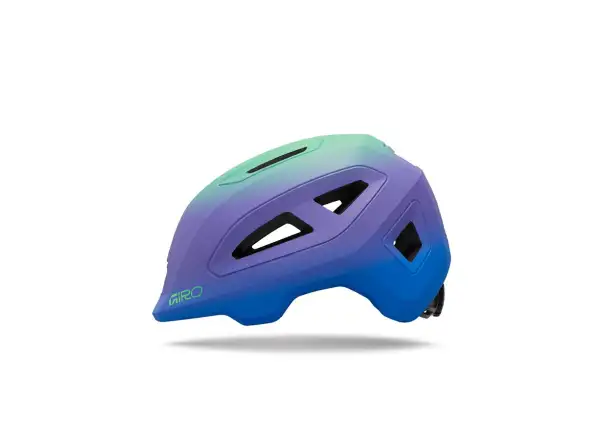Giro Scamp II dziecięcy kask Mat Blue Jewel/Vivid Green Fade