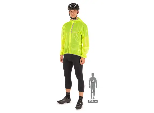Etape kurtka przeciwdeszczowa VENTO żółta fluo