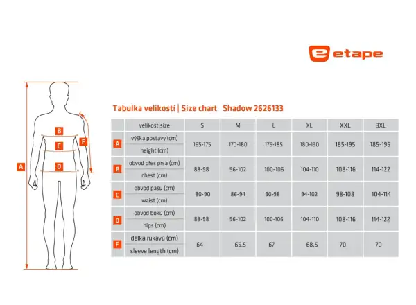 Etape Shadow męska bluza niebieska XL