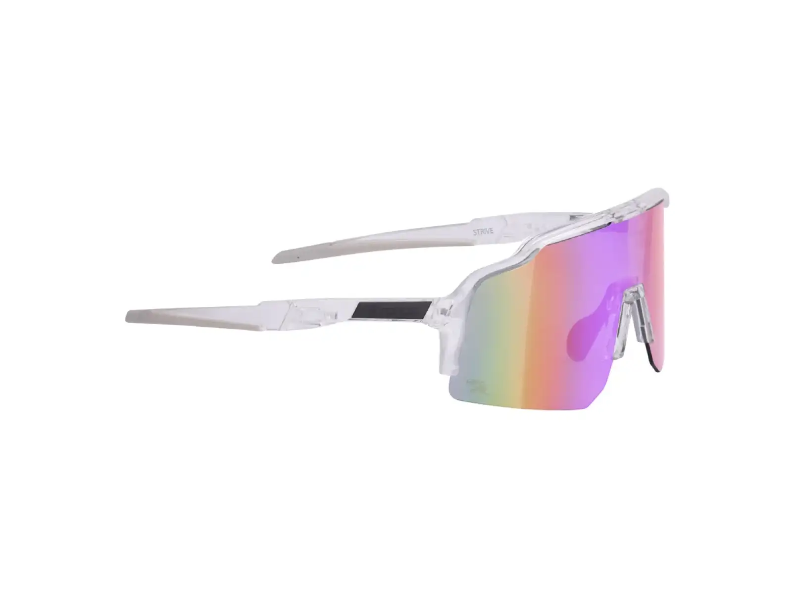 Force Strive okulary rowerowe przezroczyste/fioletowo-żółte szkło