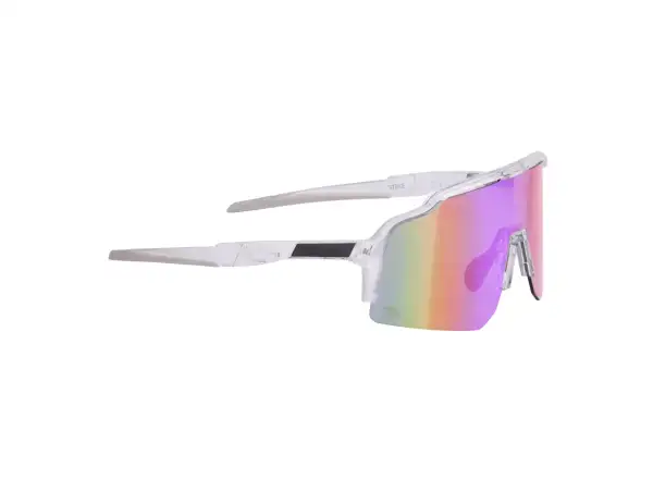 Force Strive okulary rowerowe przezroczyste/fioletowo-żółte szkło