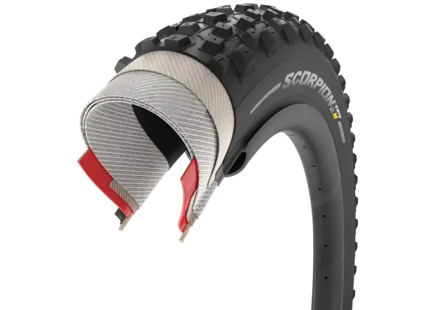 Pirelli Scorpion E-MTB M HyperWALL TLR 27,5 x 2,60" opona kevlar czarna