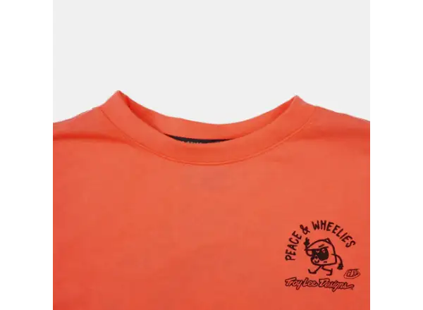 Troy Lee Designs Skyline Ride Tee dziecięca koszulka z długim rękawem P&W Melon