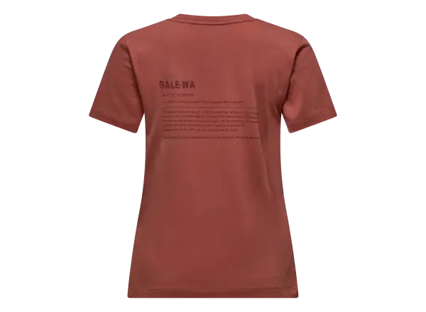 Salewa Eagle Vocab T-shirt damski t-shirt krótki rękaw Etruscan red