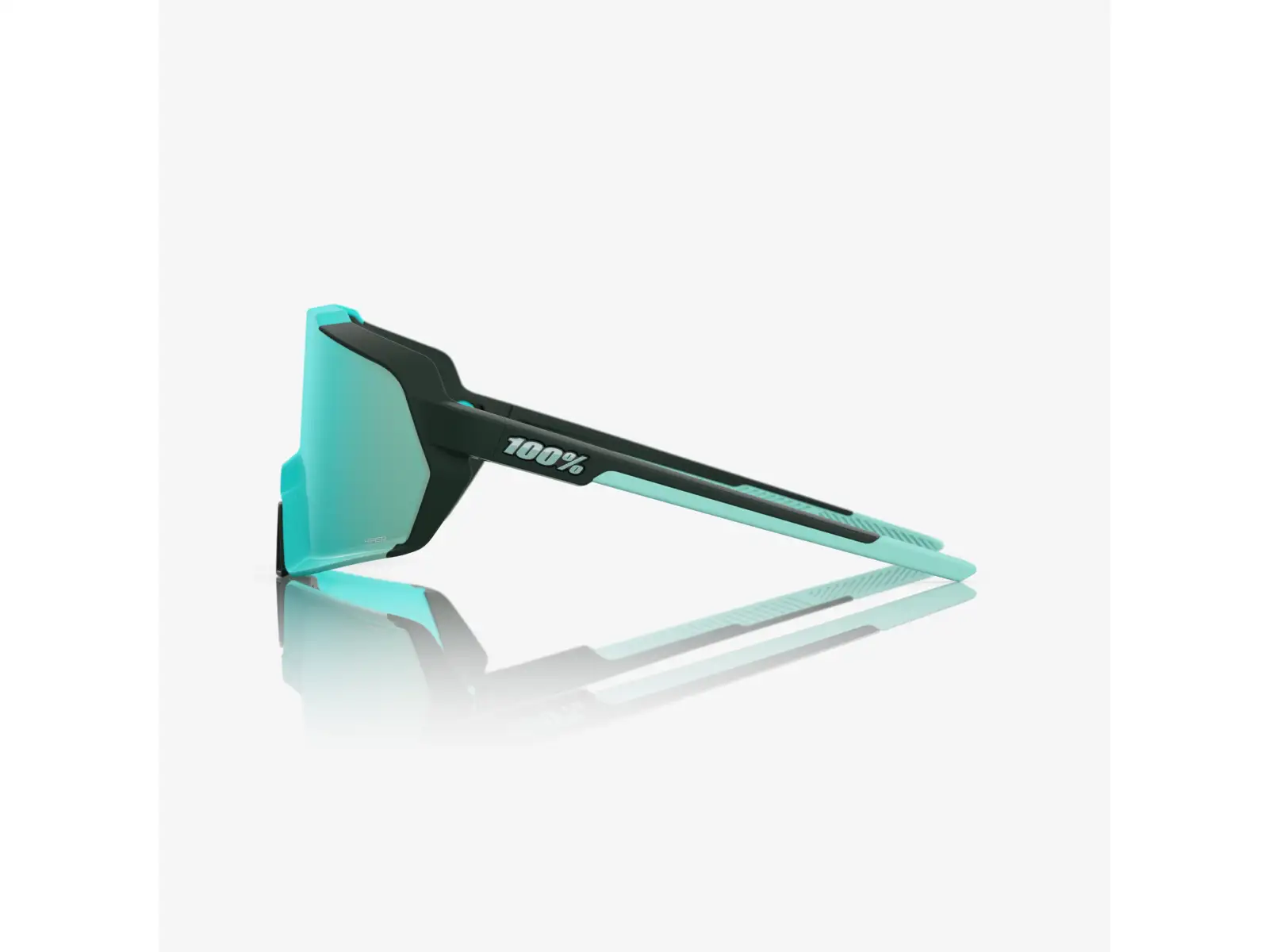 100% Korbin okulary sportowe Matte Juniper/HiPER Mint Mirror Lens