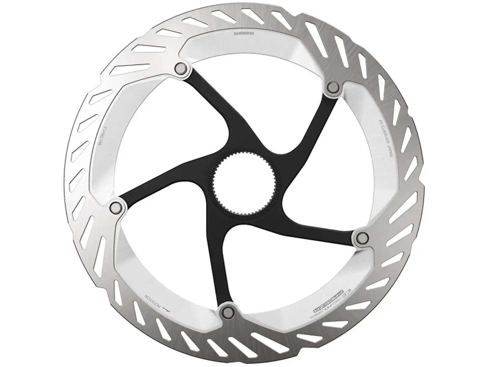 Shimano RT-CL800 tarcza hamulcowa 180 mm, center lock, Ice Tech, zewnętrzny lock ring