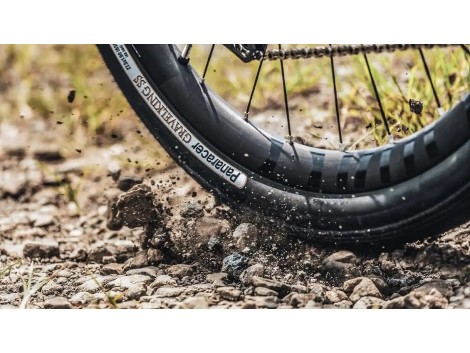 Panaracer Gravelking SS 48-584 gravel opona kevlar czarna/brązowa