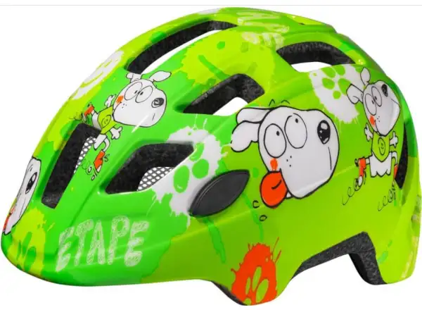 Etape Kitty 2.0 dziecięcy kask rowerowy zielona