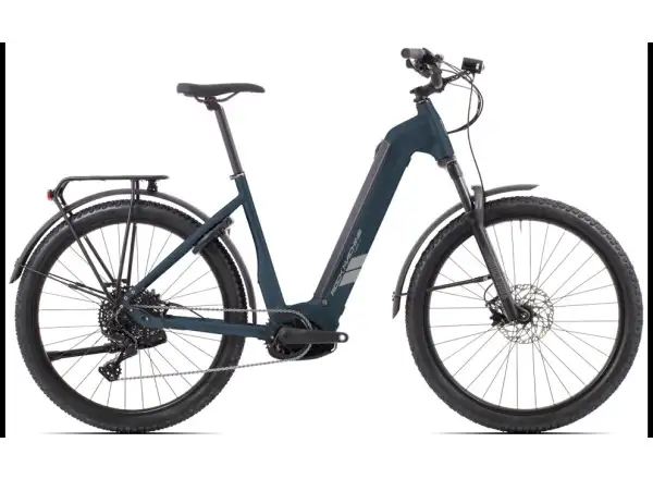 Rock Machine eRokk B90 City niskonastupowy rower elektryczny Matte Nightstrom Blue