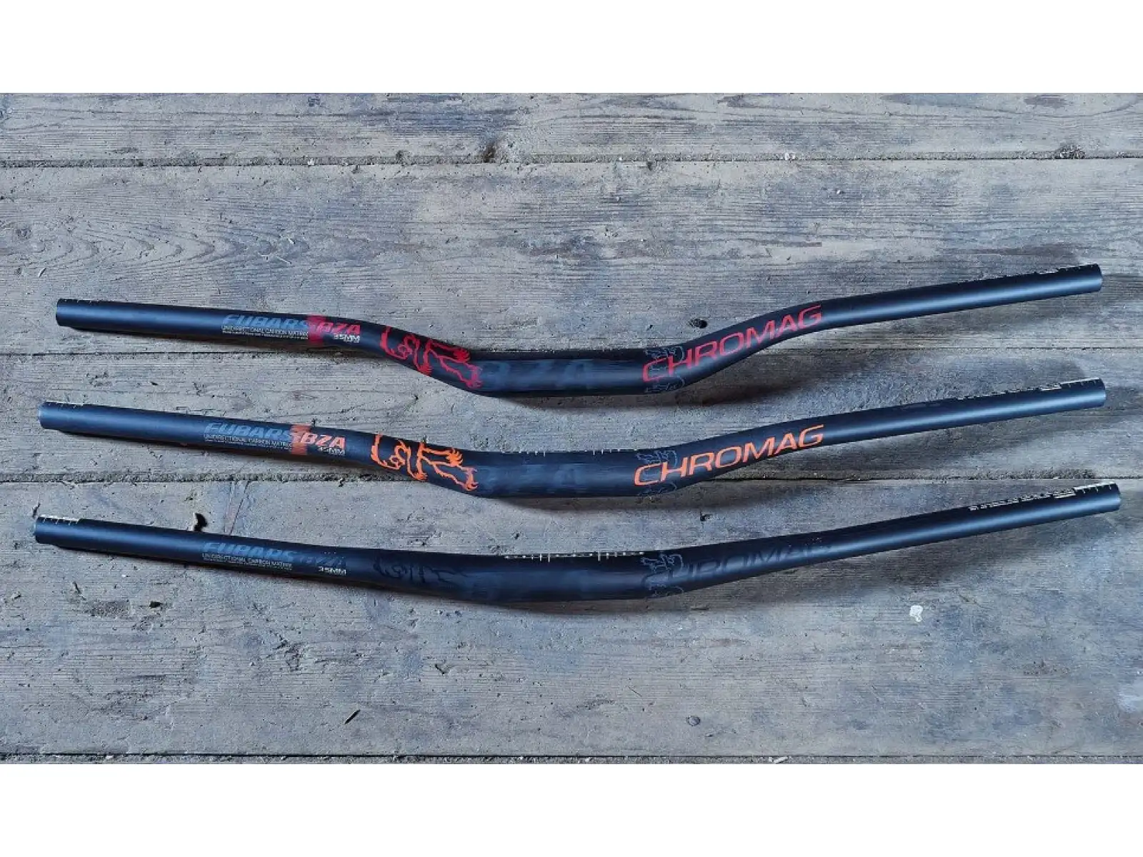 Chromag BZA MTB kierownica wznios 15 mm czarna/szara